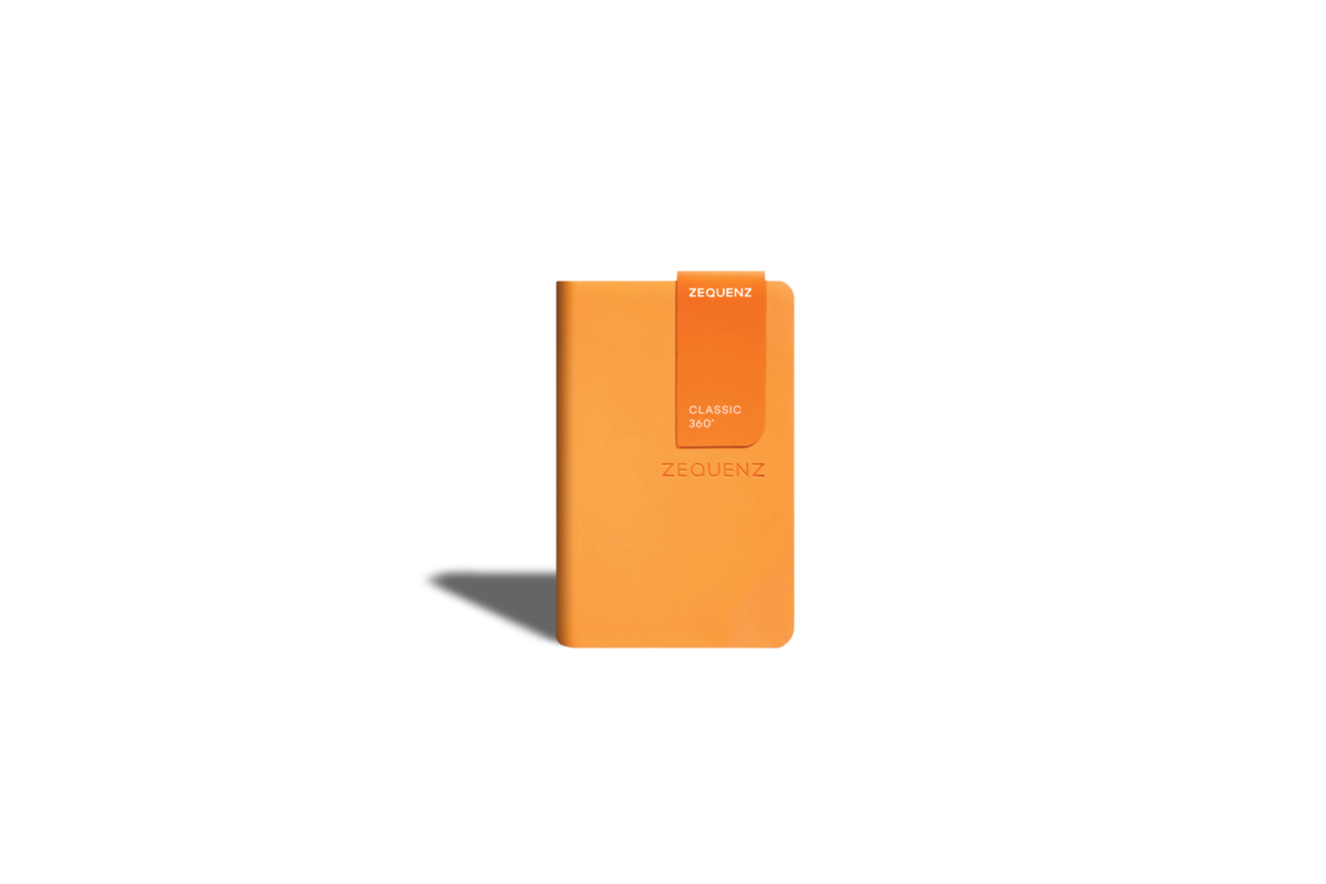 Carnet ZEQUENZ The Color - A7 - Ligné - Apricot