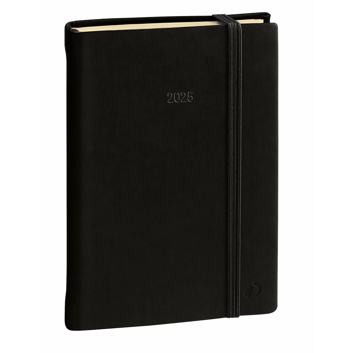 Agenda 2025 QUO VADIS Daily 24 Prestige Silk - 1 jour par page - 16 x 24 cm - Noir - 3371010486915