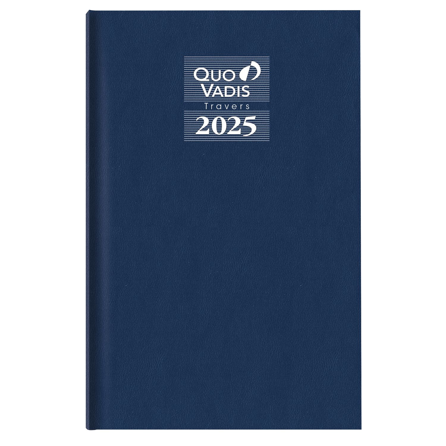 Agenda 2025 QUO VADIS Travers Korex - 1 jour par page - 13 x 21 cm - Bleu - 3371010486205