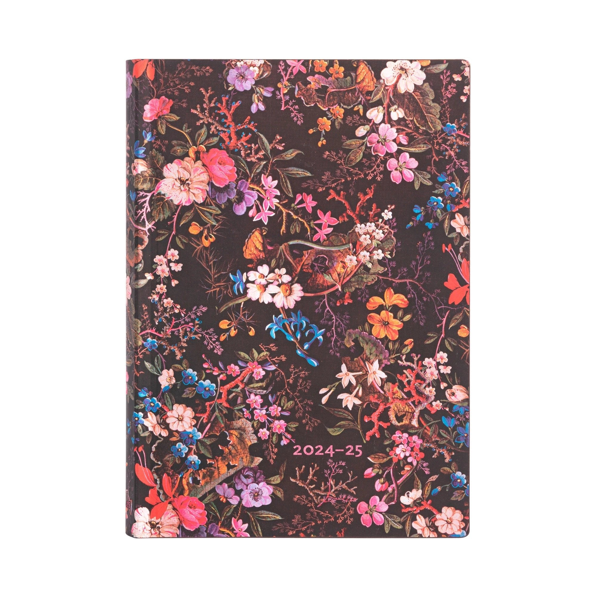 Agenda PAPERBLANKS 2025 Floralia - 13 mois - 1 jour par page - Midi Souple Journalier 416p - 9781408754313