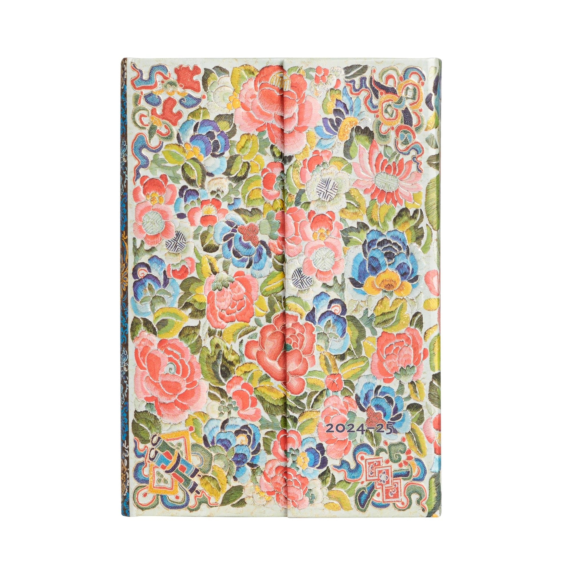 Agenda PAPERBLANKS 2025 Jardin aux Poires - 18 Mois - 1 semaine sur 2 pages - Mini Rigide Horizontal 208p - 9781408753859