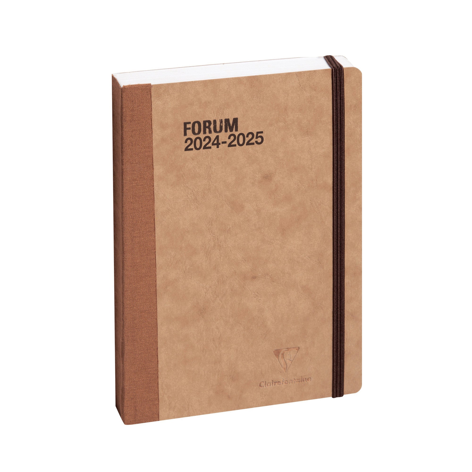 Agenda Scolaire 2024-2025 CLAIREFONTAINE Forum Age Bag - 1 jour par page - 12 x 17 cm - Havane - 3660942056465