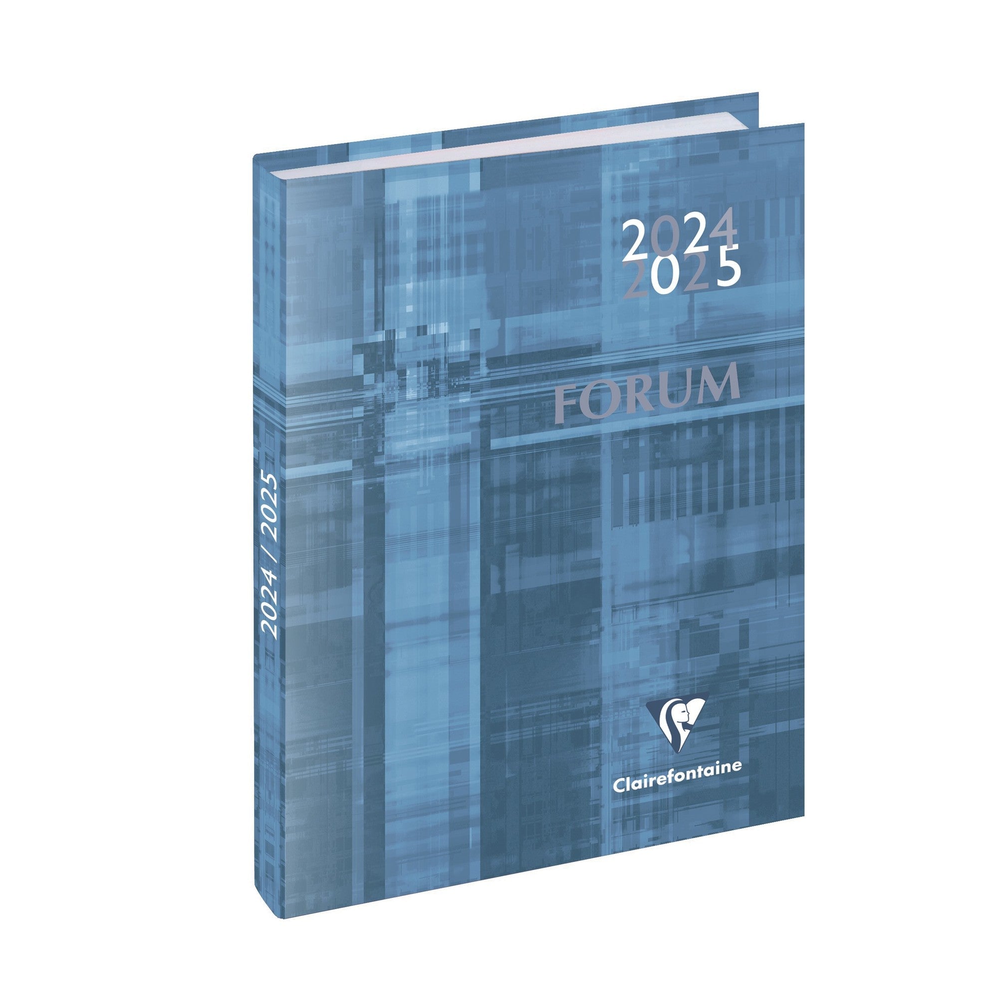 Agenda Scolaire 2024-2025 CLAIREFONTAINE Forum Office Métric - 1 jour par page - 15 x 21 cm - Bleu clair -