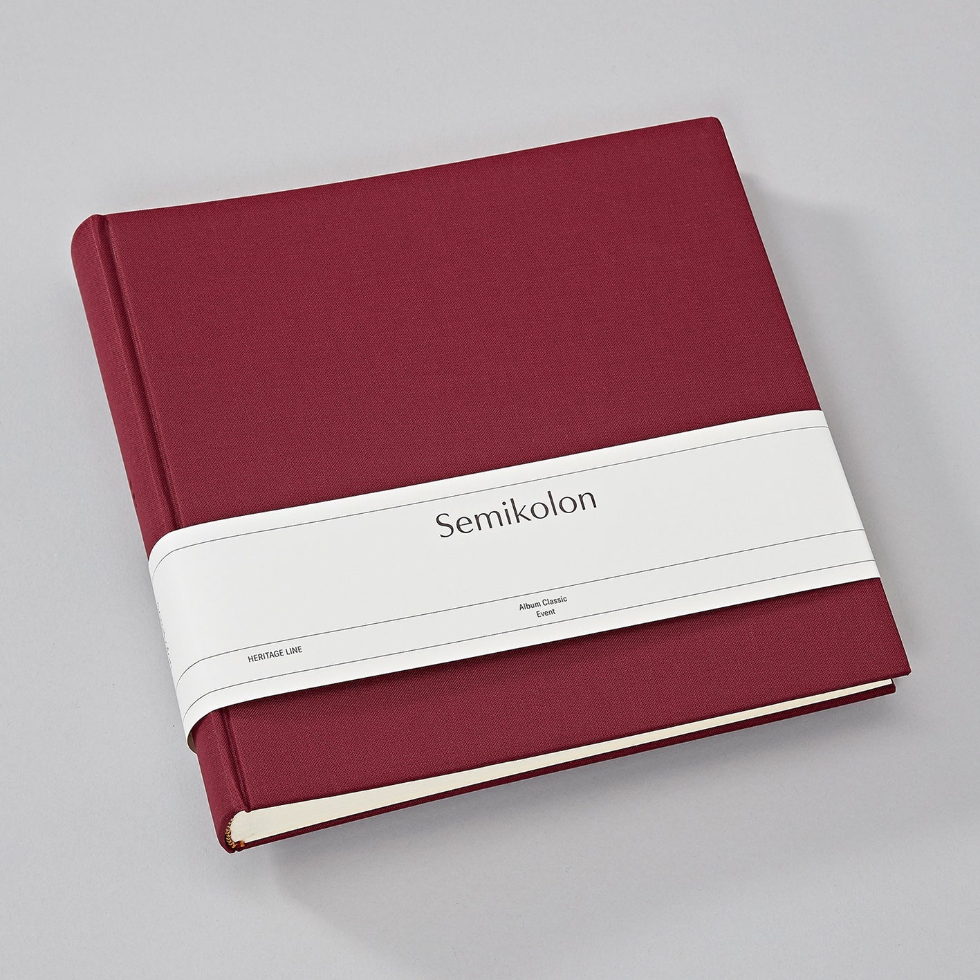 Album photo SEMIKOLON Classic Event - 23 x 22.5 cm - 60 pages - Burgundy - 4004117634642