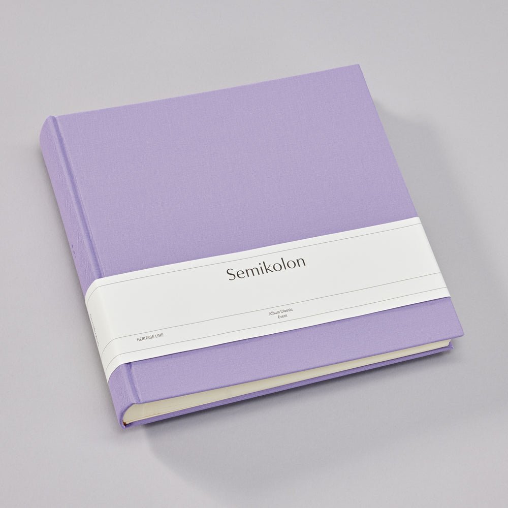 Album photo SEMIKOLON Classic Event - 23 x 22.5 cm - 60 pages - Lilac Silk - 4004117646706