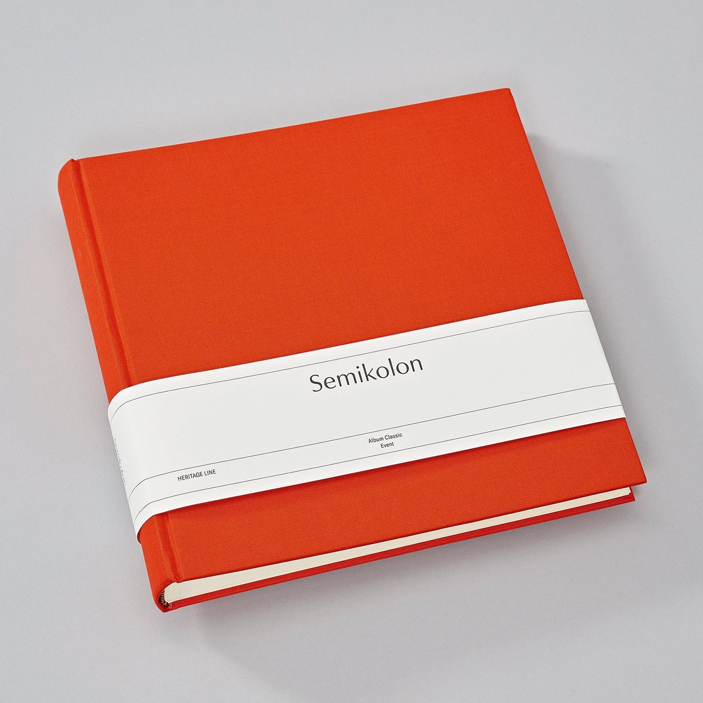 Album photo SEMIKOLON Classic Event - 23 x 22.5 cm - 60 pages - Orange - 4004117634628