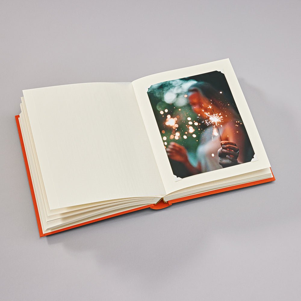 Album photo SEMIKOLON Classic Medium - 21.6 x 25.5 cm - 80 pages - Orange - 4250053620854