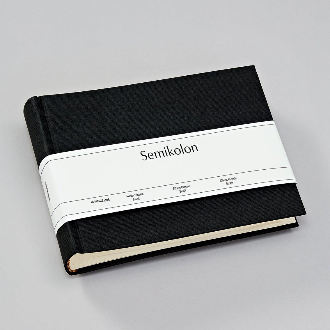 Album photo SEMIKOLON Classic Small - 21.5 x 16 cm - 80 pages - Black - 4250053620076