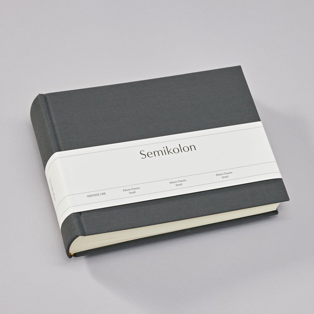 Album photo SEMIKOLON Classic Small - 21.5 x 16 cm - 80 pages - Lava Stone - 4004117645181