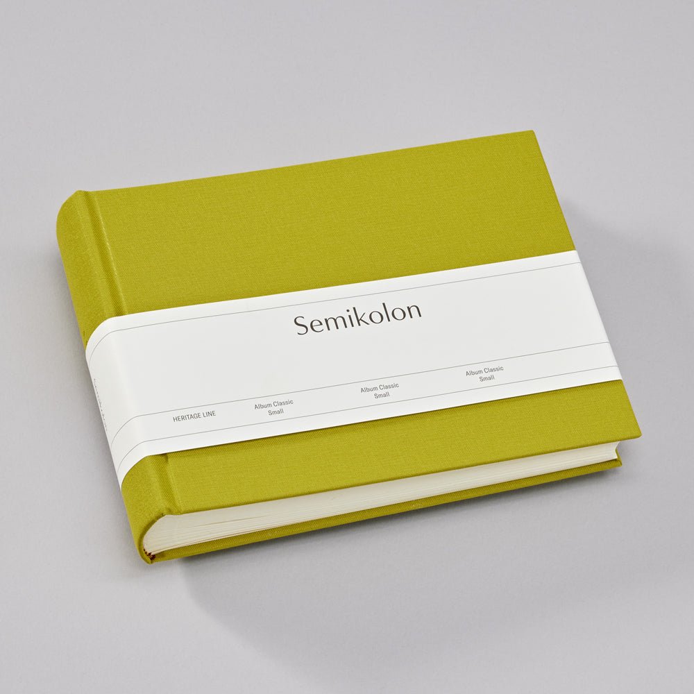 Album photo SEMIKOLON Classic Small - 21.5 x 16 cm - 80 pages - Matcha - 4004117645174