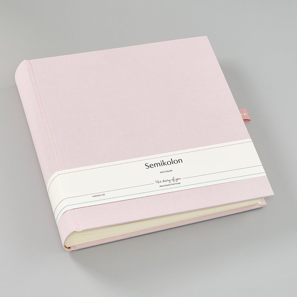 Album photo SEMIKOLON Petit Atelier Classic Large - 24.5 x 30.5 cm - 100 pages - Cotton Candy - 4004117660054