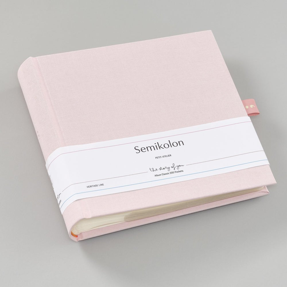 Album photo SEMIKOLON Petit Atelier Classic Pocket - 23 x 22 cm - 200 pochettes - Cotton Candy - 4004117659997