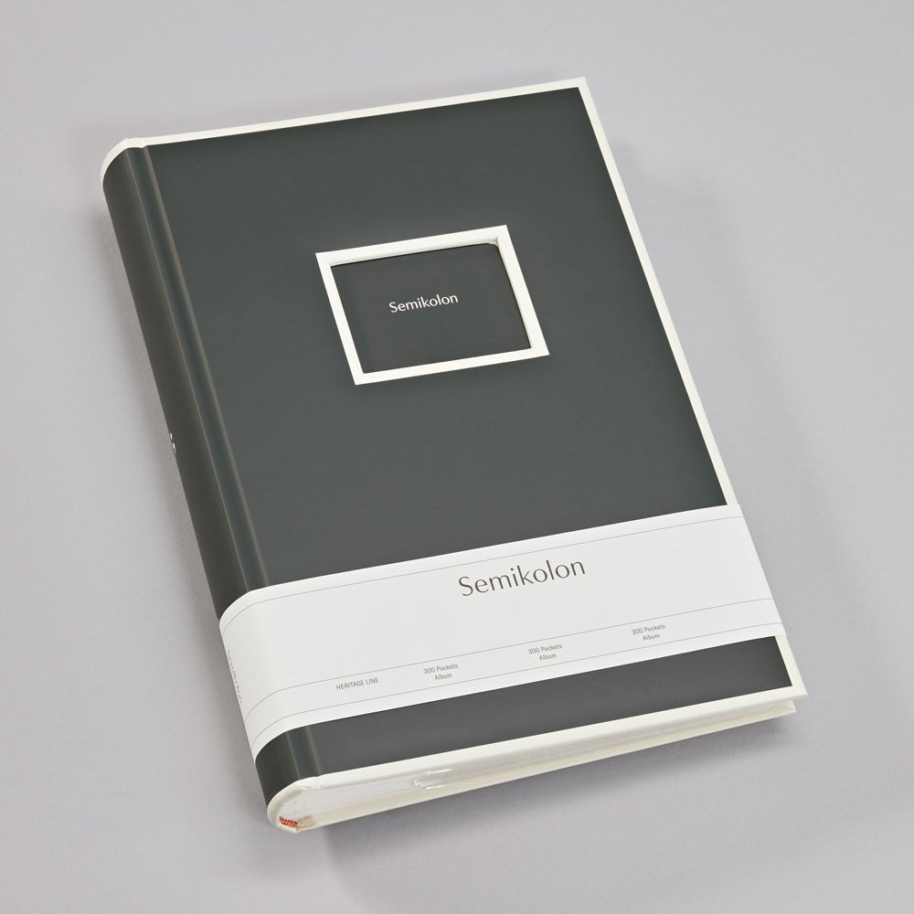 Album photo SEMIKOLON Pocket - 32.8 x 22.5 cm - 300 pochettes - Lava Stone - 4004117646041