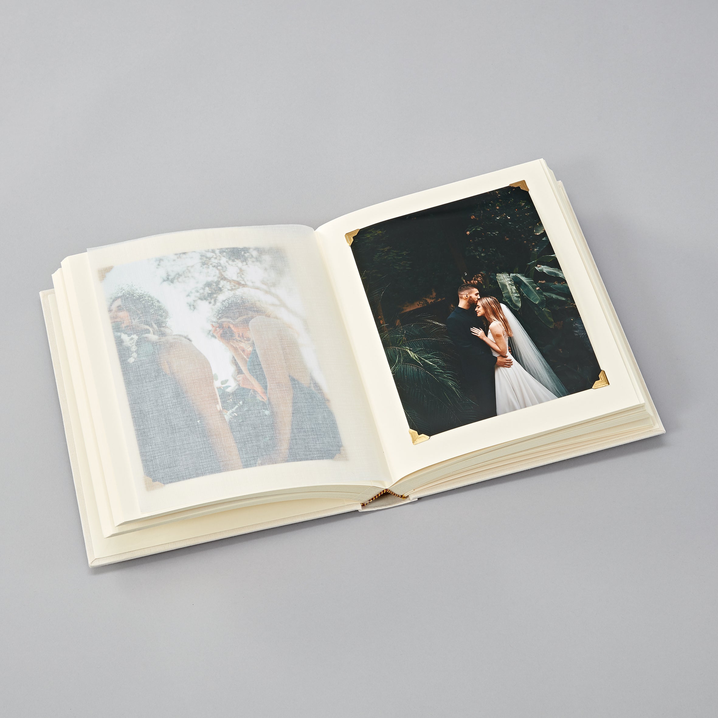 Album photo SEMIKOLON Wedding Edition Classic Medium - 21.6 x 25.5 cm - 80 pages - Chamois - 4004117625213