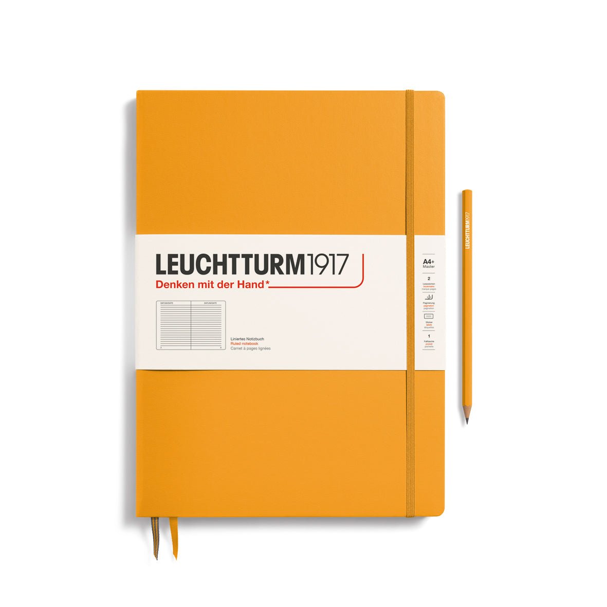 Carnet LEUCHTTURM1917 Classic - A4+ Slim - Hardcover - Ligné - Rising Sun - 4004117632679