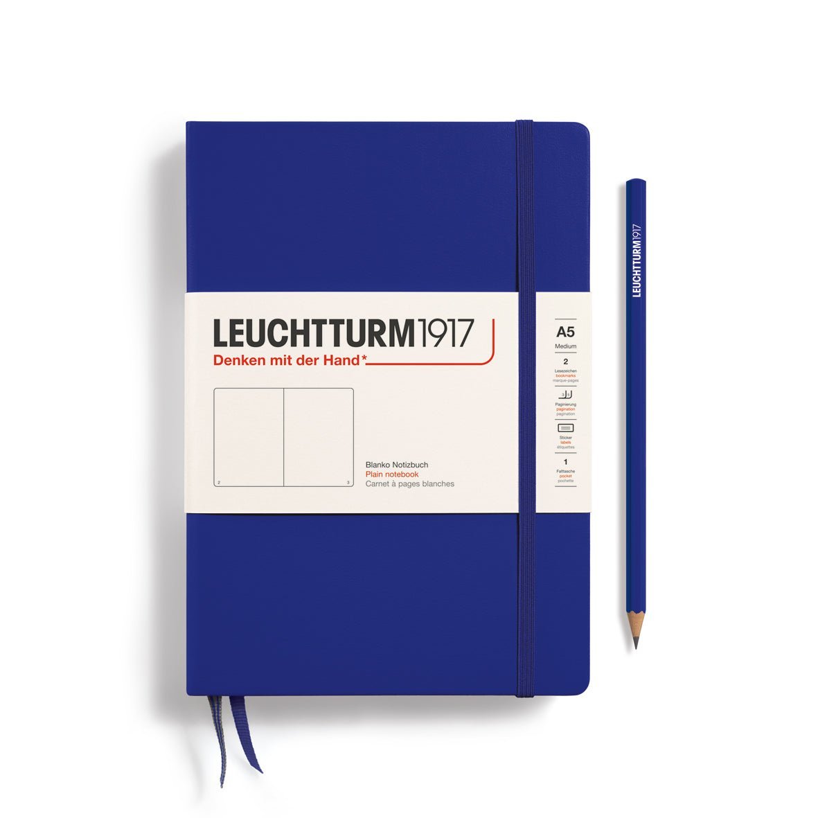 Carnet LEUCHTTURM1917 Classic - A5 - Hardcover - Uni - Ink - 4004117643941