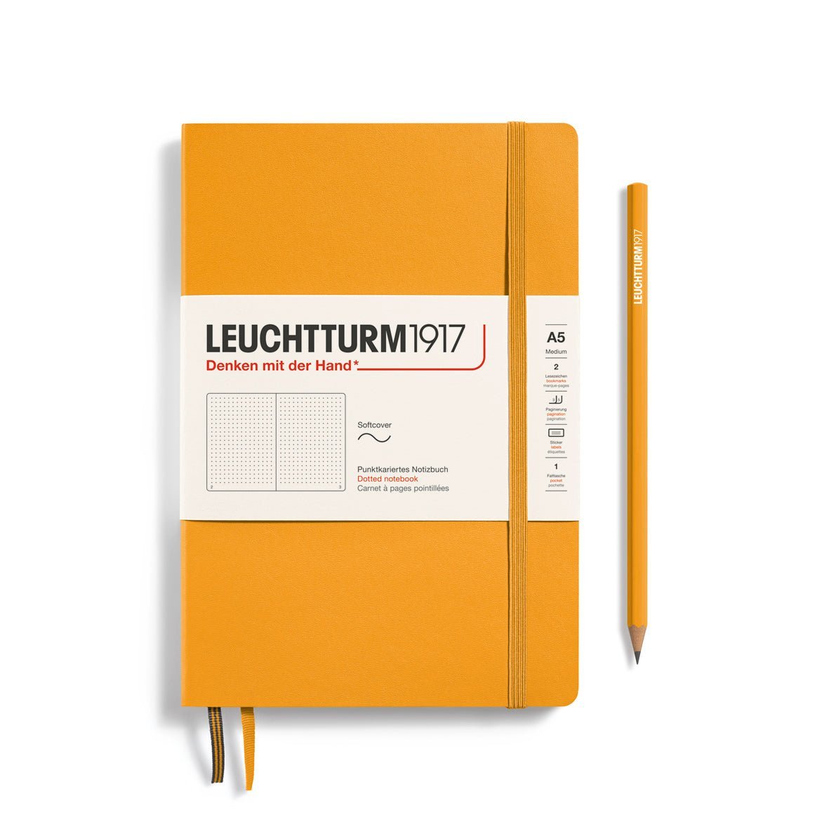 Carnet LEUCHTTURM1917 Classic - A5 - Softcover - Pointillé - Port Red - 4004117582974