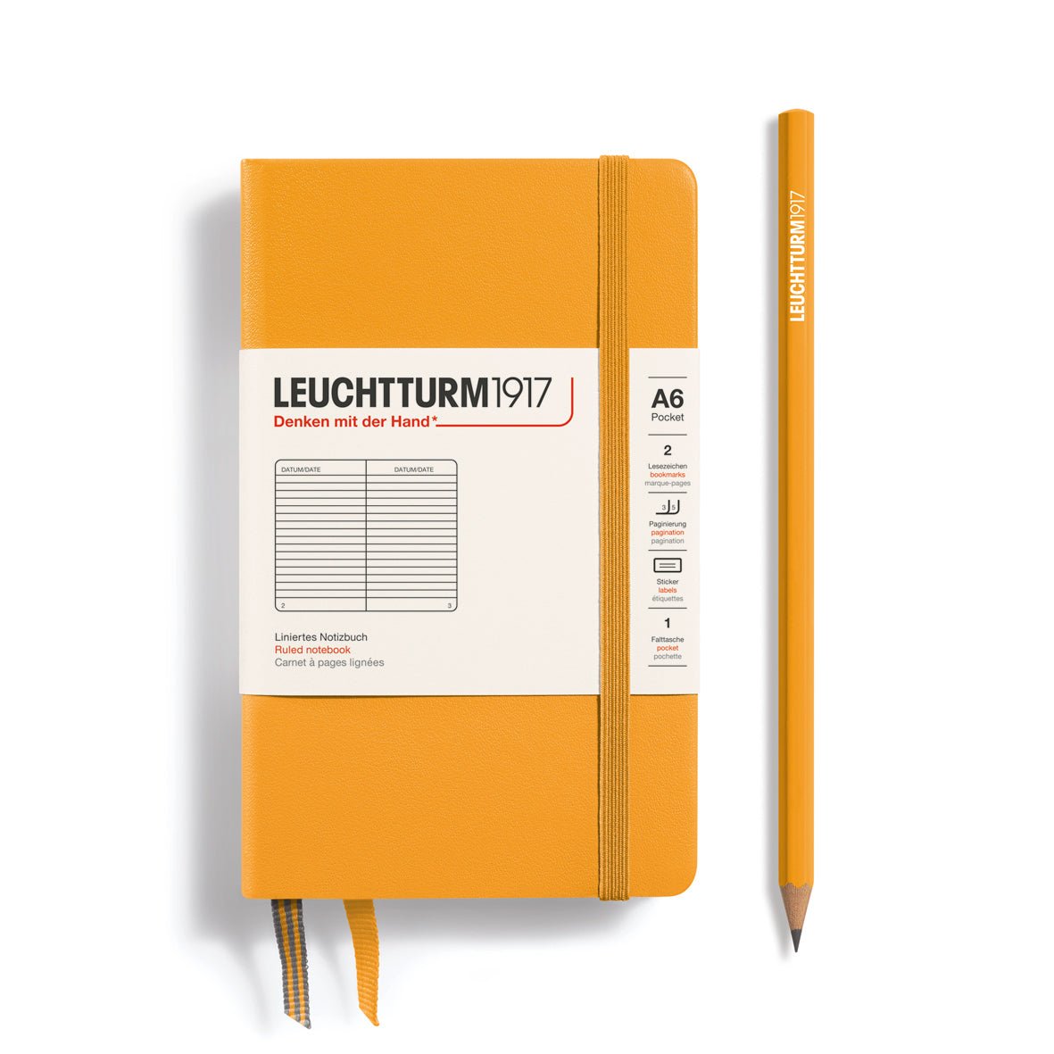 Carnet LEUCHTTURM1917 Classic - A6 - Hardcover - Ligné - Rising Sun - 4004117610691