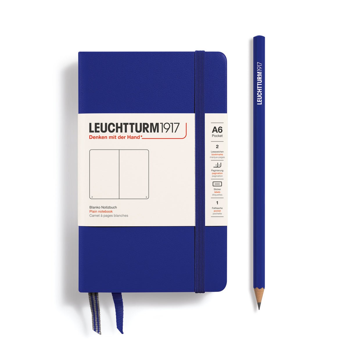 Carnet LEUCHTTURM1917 Classic - A6 - Hardcover - Uni - Ink - 