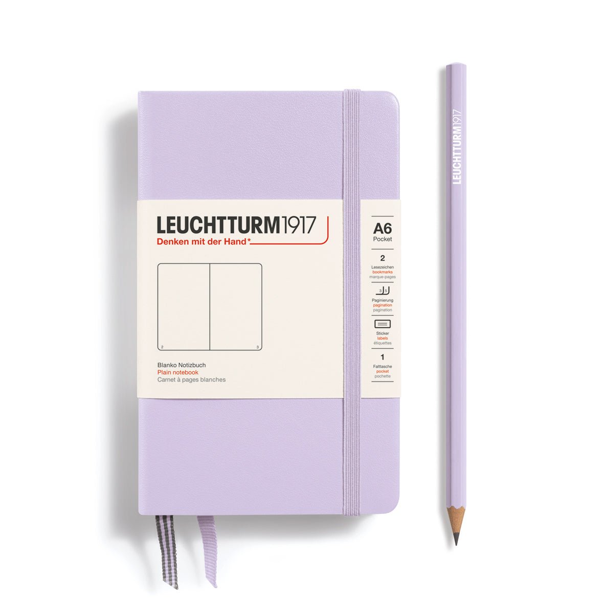 Carnet LEUCHTTURM1917 Classic - A6 - Hardcover - Uni - Lilac - 4004117632693