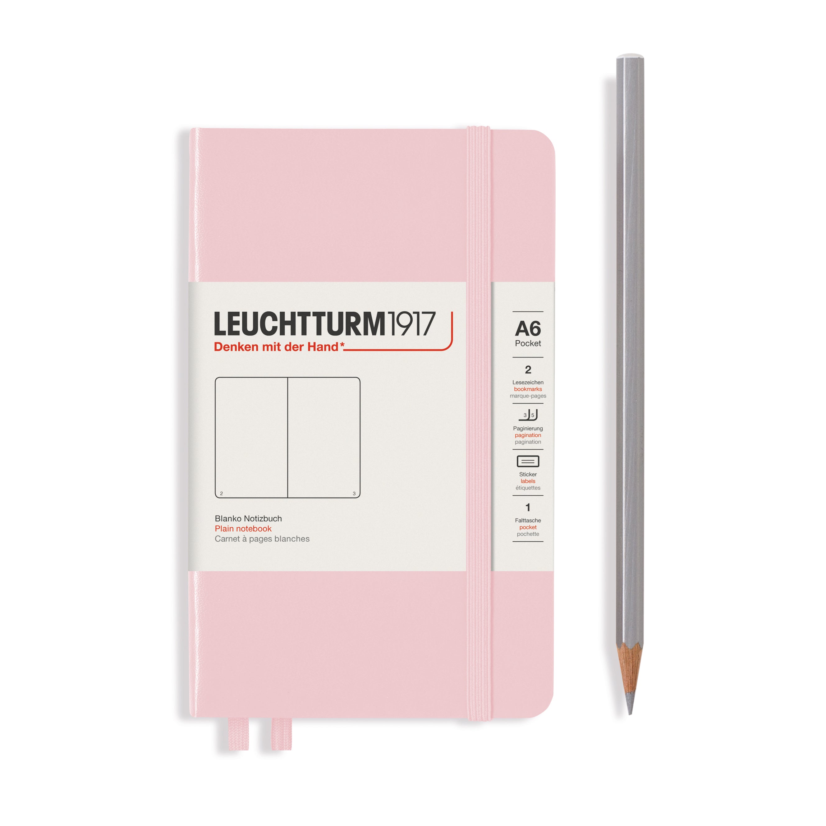 Carnet LEUCHTTURM1917 Classic - A6 - Hardcover - Uni - Powder - 4004117593406