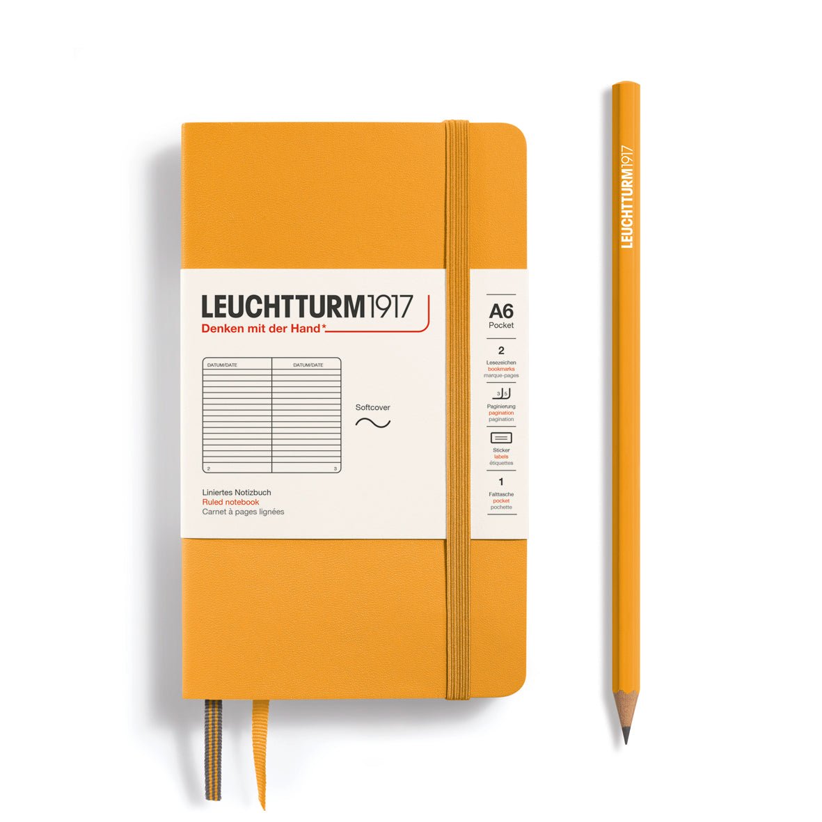 Carnet LEUCHTTURM1917 Classic - A6 - Softcover - Ligné - Rising Sun - 4004117610899