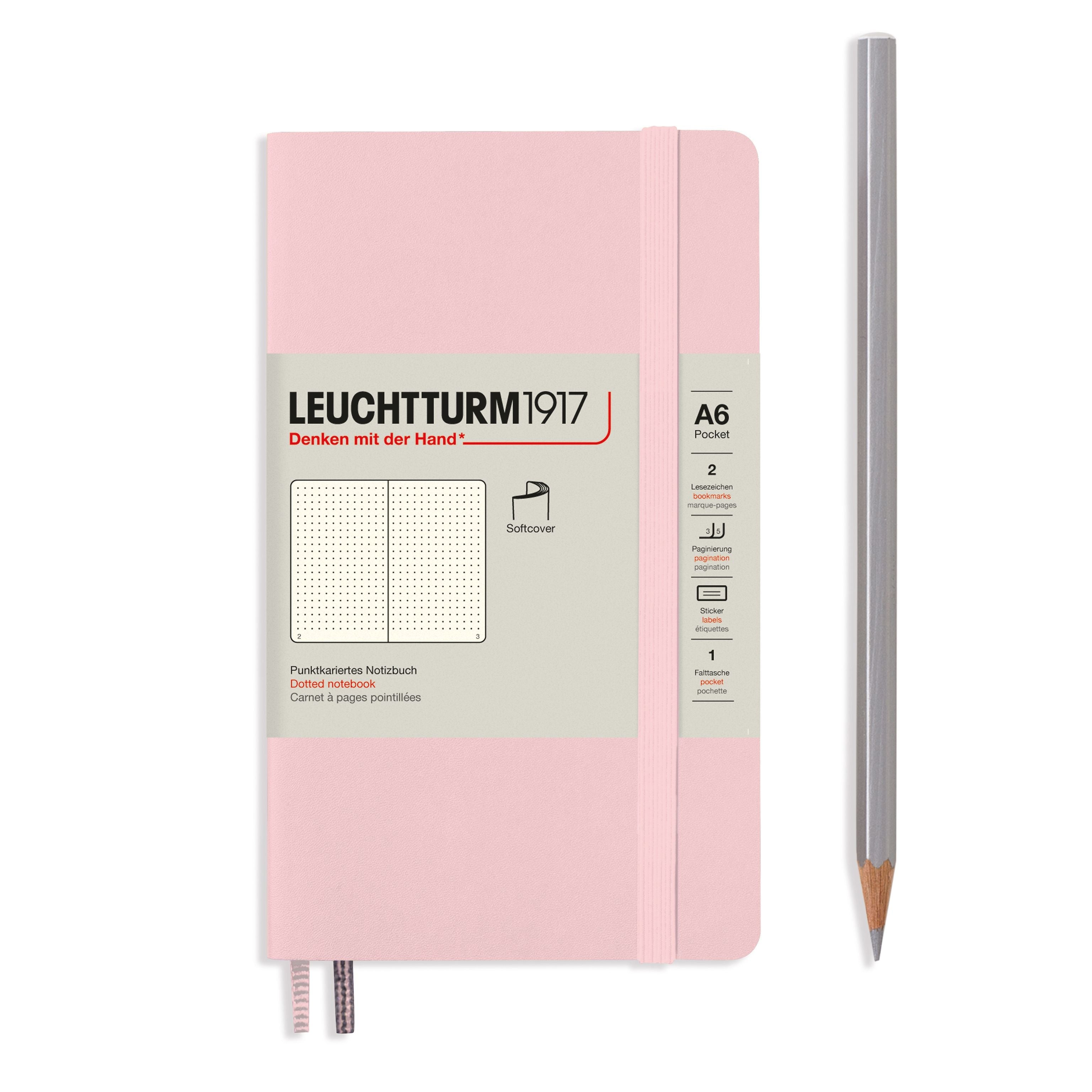 Carnet LEUCHTTURM1917 Classic - A6 - Softcover - Pointillé - Powder - 4004117593482