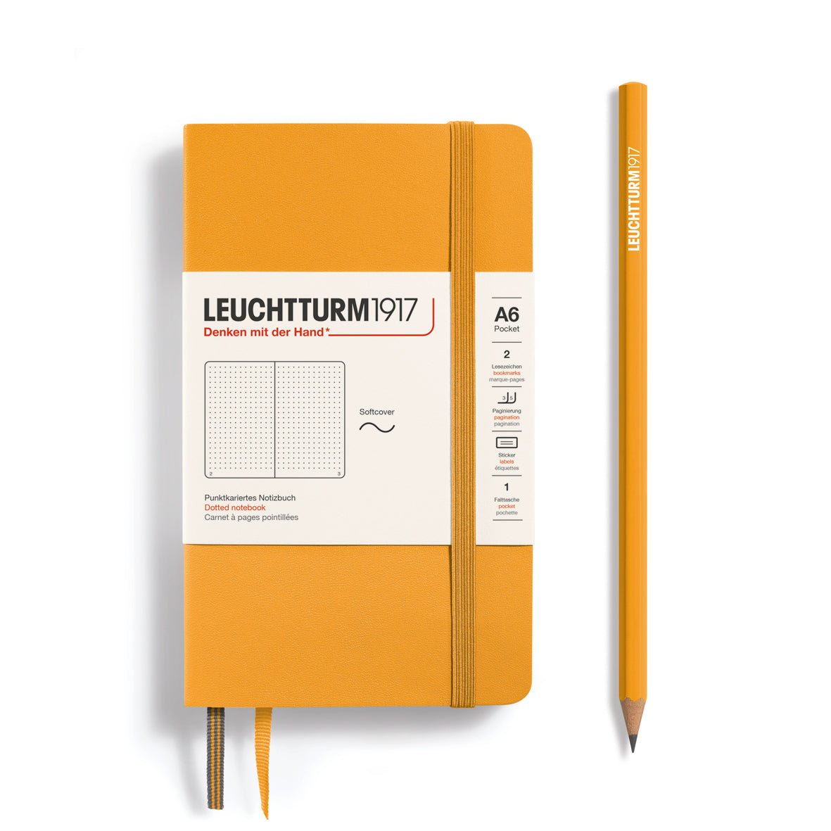 Carnet LEUCHTTURM1917 Classic - A6 - Softcover - Pointillé - Rising Sun - 4004117610882