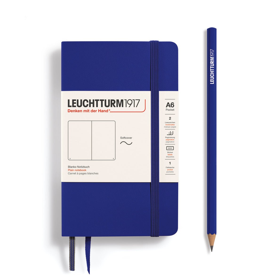 Carnet LEUCHTTURM1917 Classic - A6 - Softcover - Uni - Ink - 