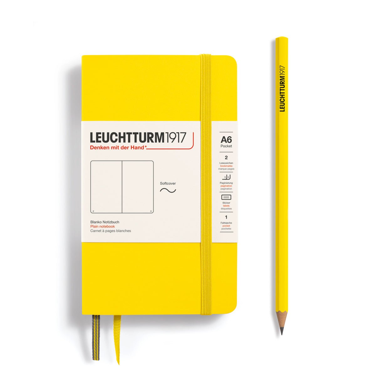 Carnet LEUCHTTURM1917 Classic - A6 - Softcover - Uni - Lemon - 4004117495151