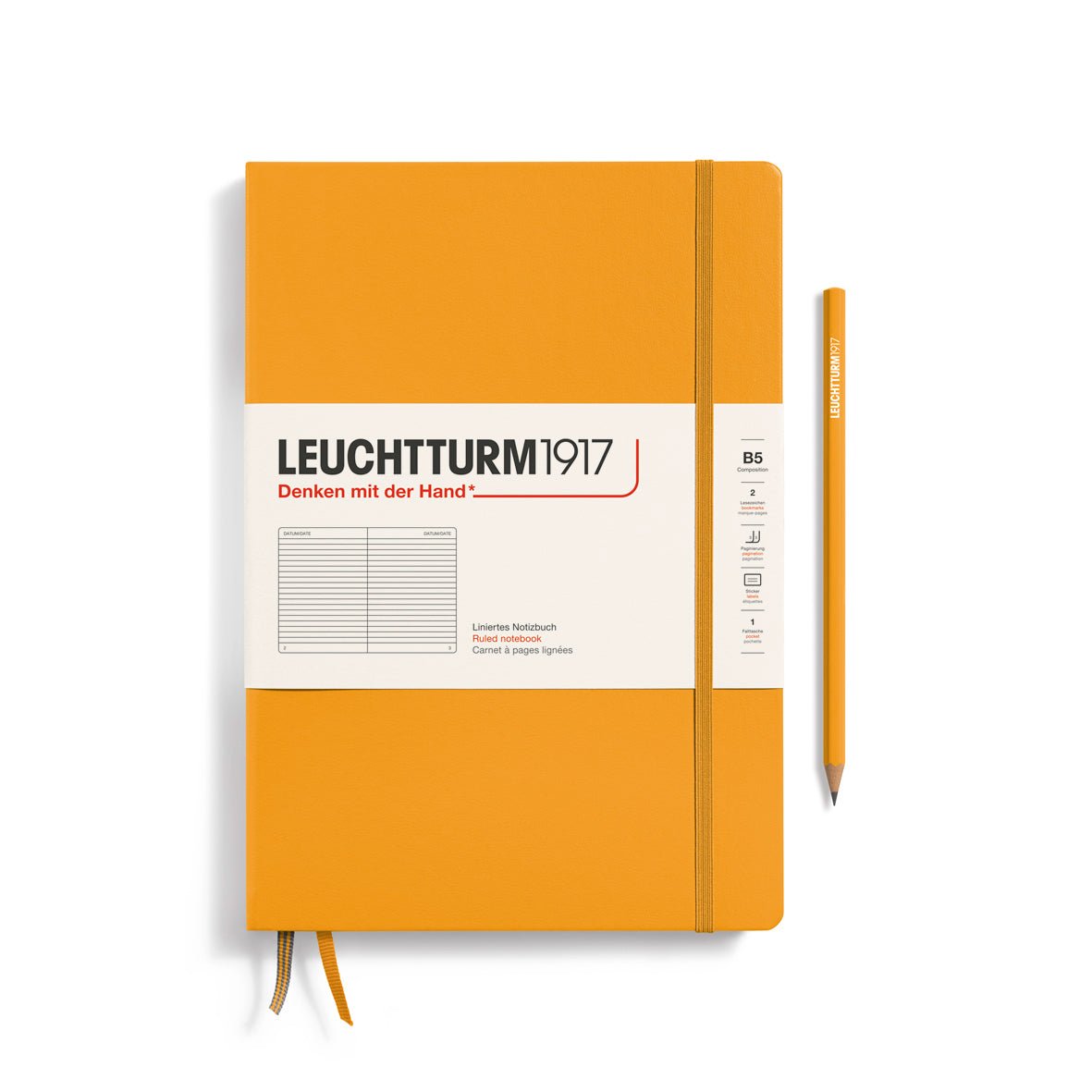 Carnet LEUCHTTURM1917 Classic - B5 - Hardcover - Ligné - Rising Sun - 4004117616006