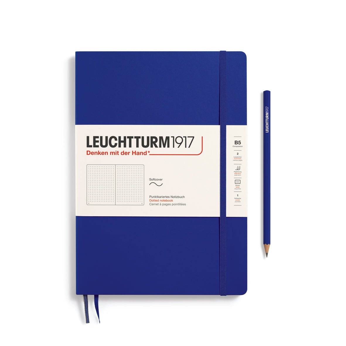 Carnet LEUCHTTURM1917 Classic - B5 - Softcover - Pointillé - Ink - 