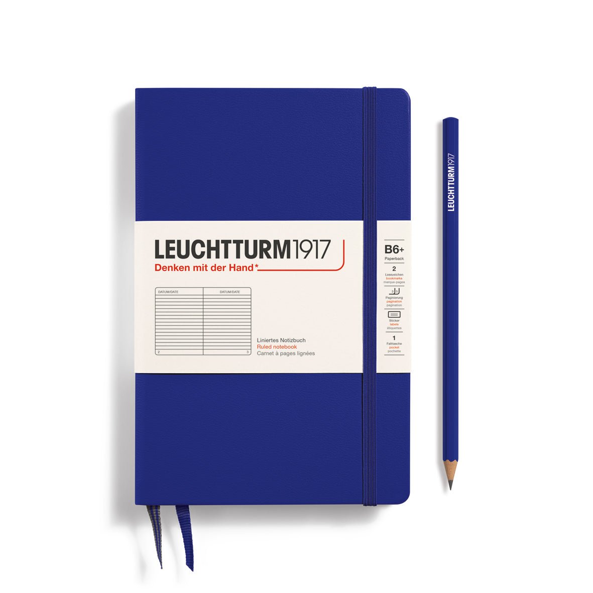 Carnet LEUCHTTURM1917 Classic - B6+ - Hardcover - Ligné - Ink - 