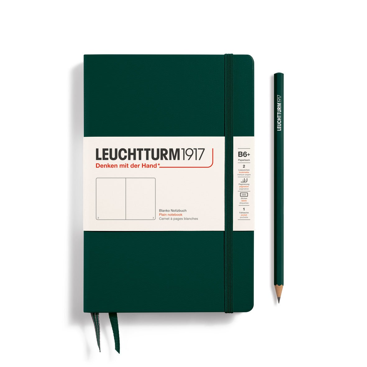 Carnet LEUCHTTURM1917 Classic - B6+ - Hardcover - Uni - Forest Green - 4004117647758