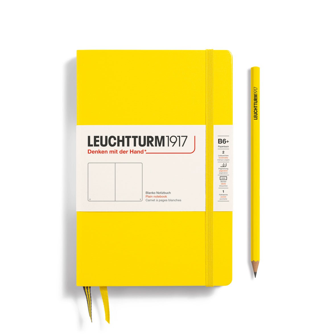 Carnet LEUCHTTURM1917 Classic - B6+ - Hardcover - Uni - Lemon - 4004117635533