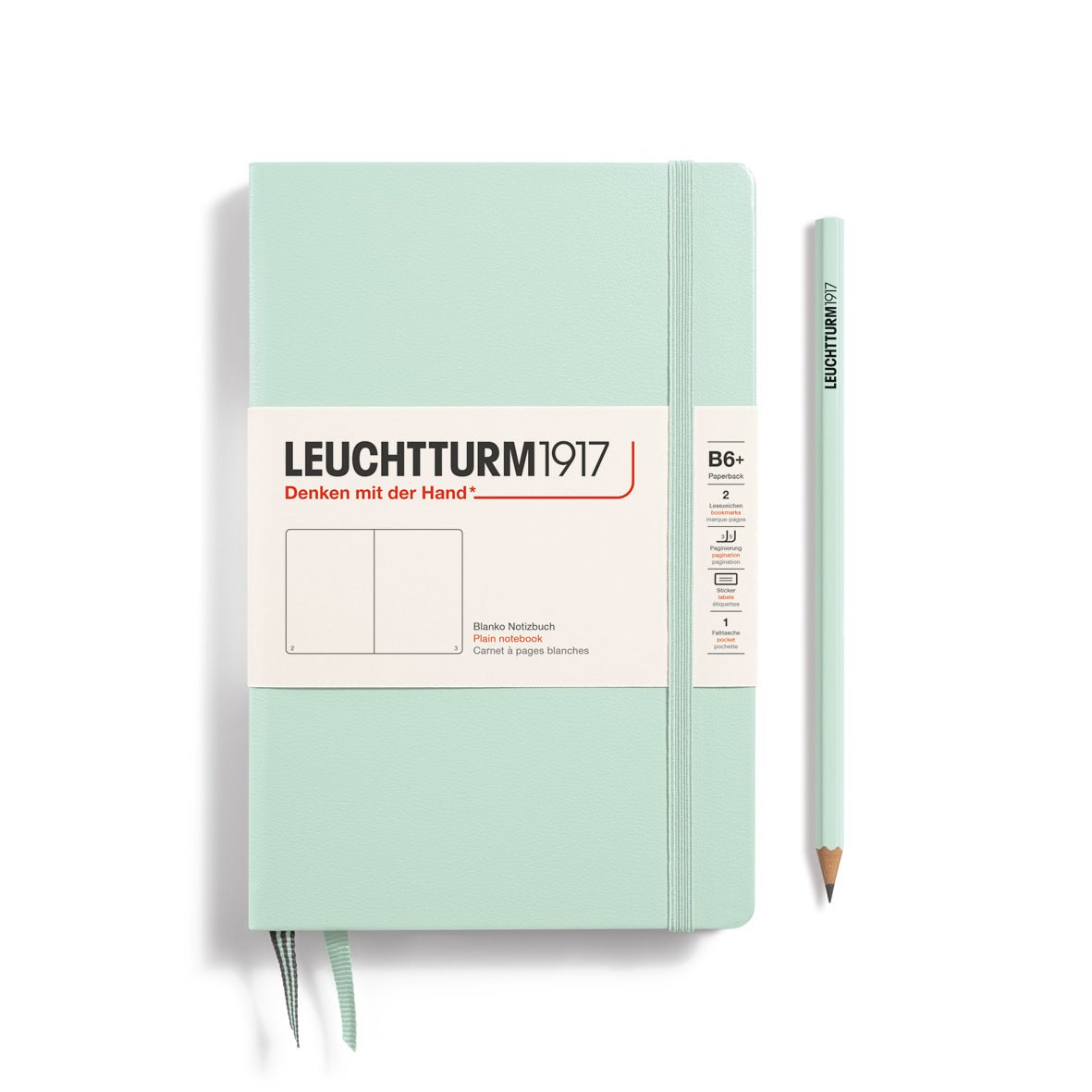 Carnet LEUCHTTURM1917 Classic - B6+ - Hardcover - Uni - Mint Green - 4004117647789