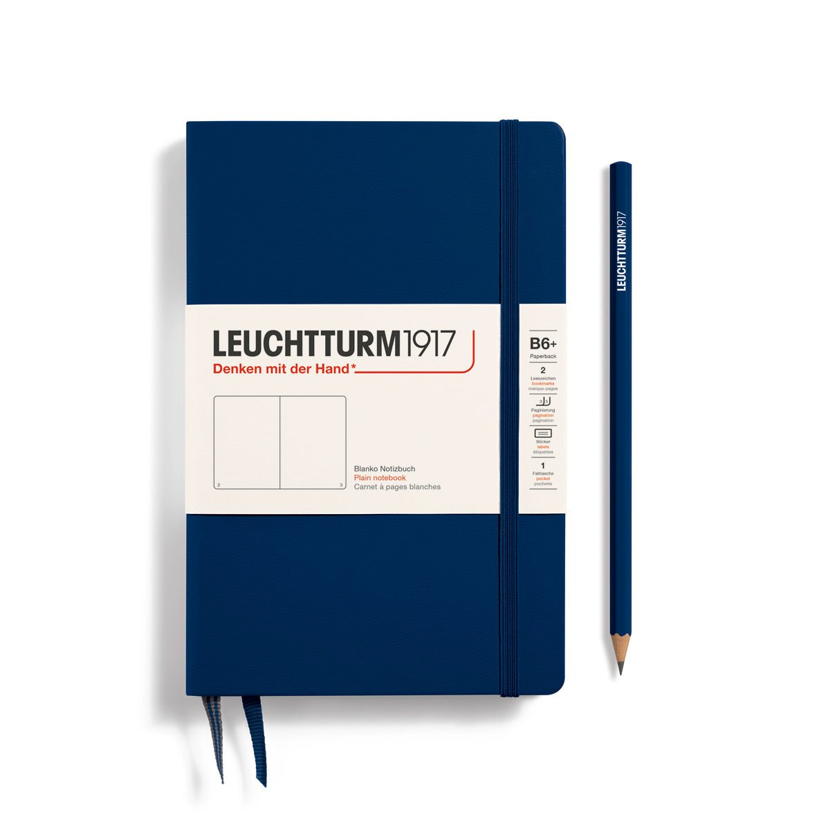 Carnet LEUCHTTURM1917 Classic - B6+ - Hardcover - Uni - Navy - 4004117635625