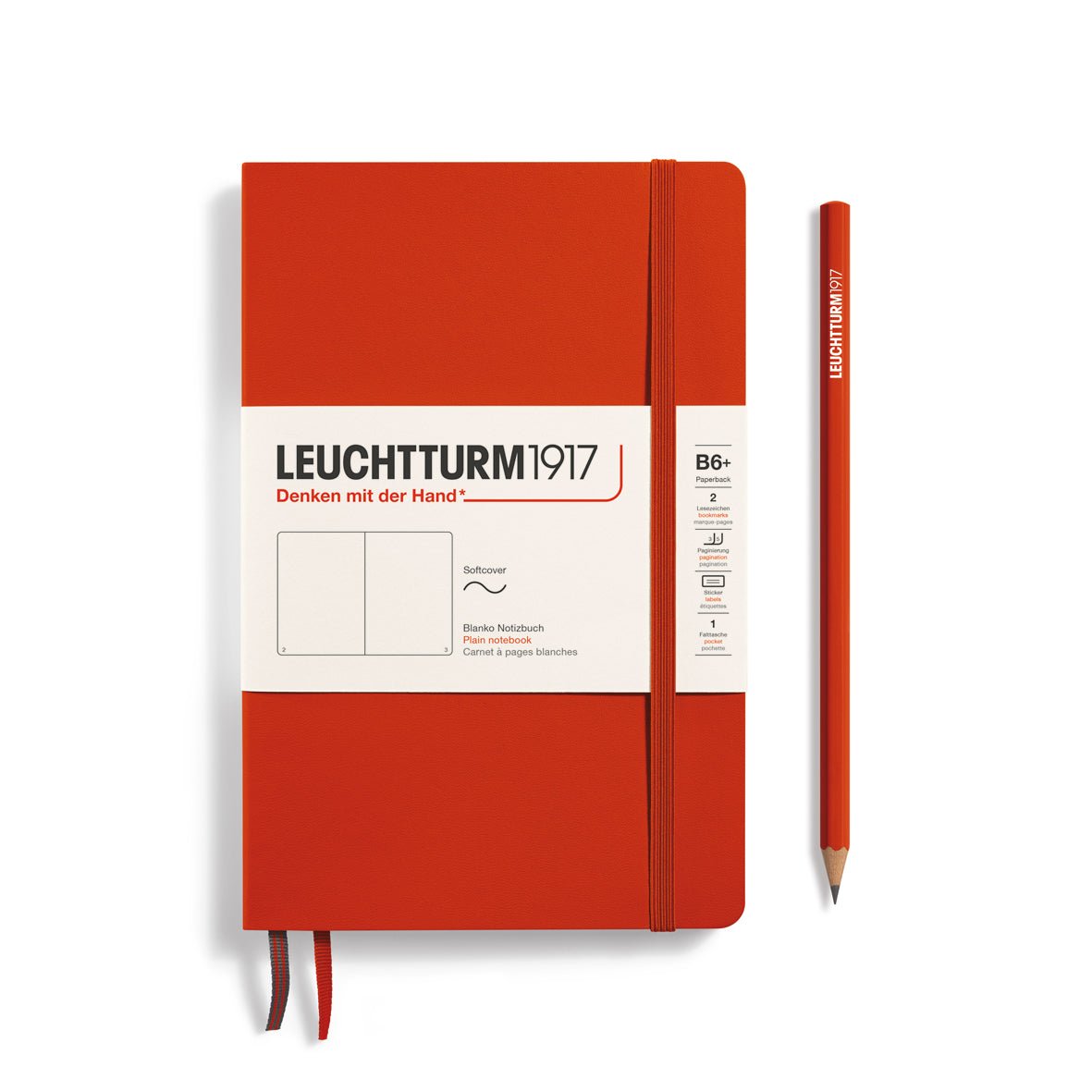 Carnet LEUCHTTURM1917 Classic - B6+ - Softcover - Uni - Fox Red - 4004117648021