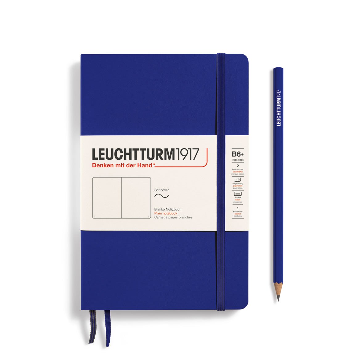 Carnet LEUCHTTURM1917 Classic - B6+ - Softcover - Uni - Ink - 