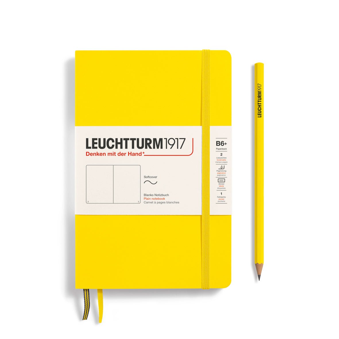 Carnet LEUCHTTURM1917 Classic - B6+ - Softcover - Uni - Lemon - 4004117538704