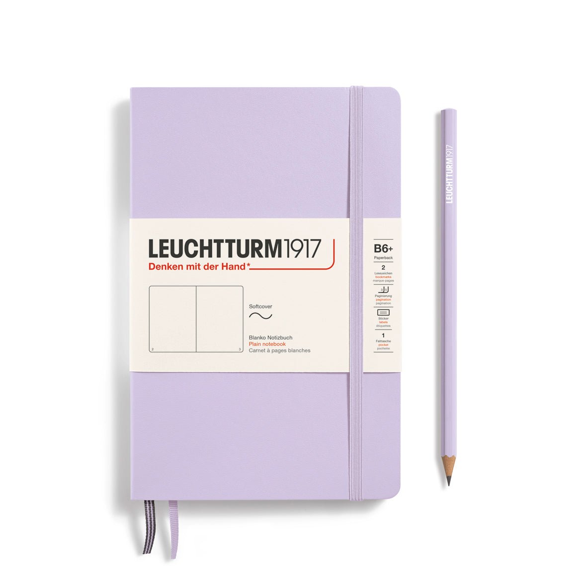 Carnet LEUCHTTURM1917 Classic - B6+ - Softcover - Uni - Lilac - 