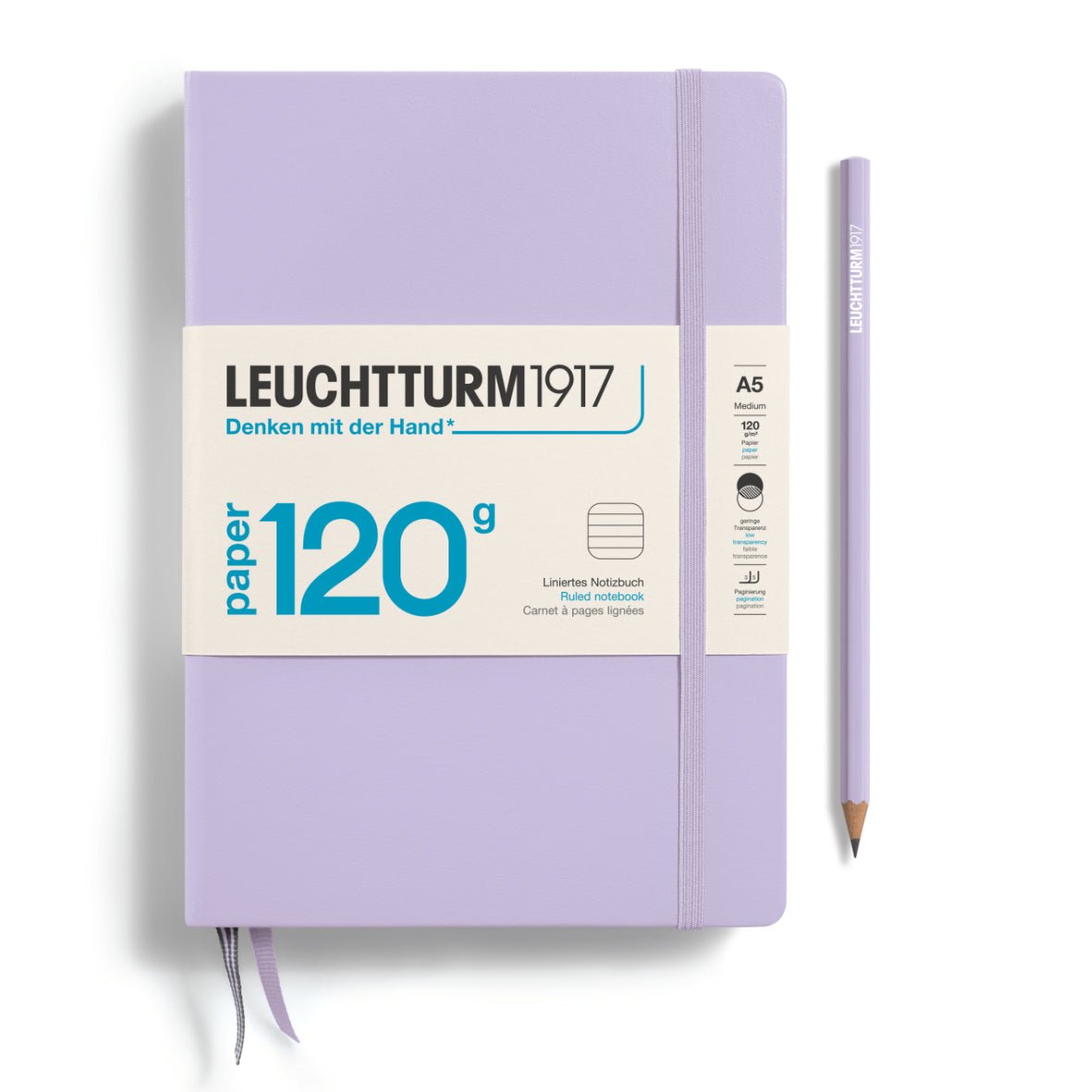 Carnet LEUCHTTURM1917 Edition 120G - A5 - Hardcover - Ligné - Lilac - 4004117648274