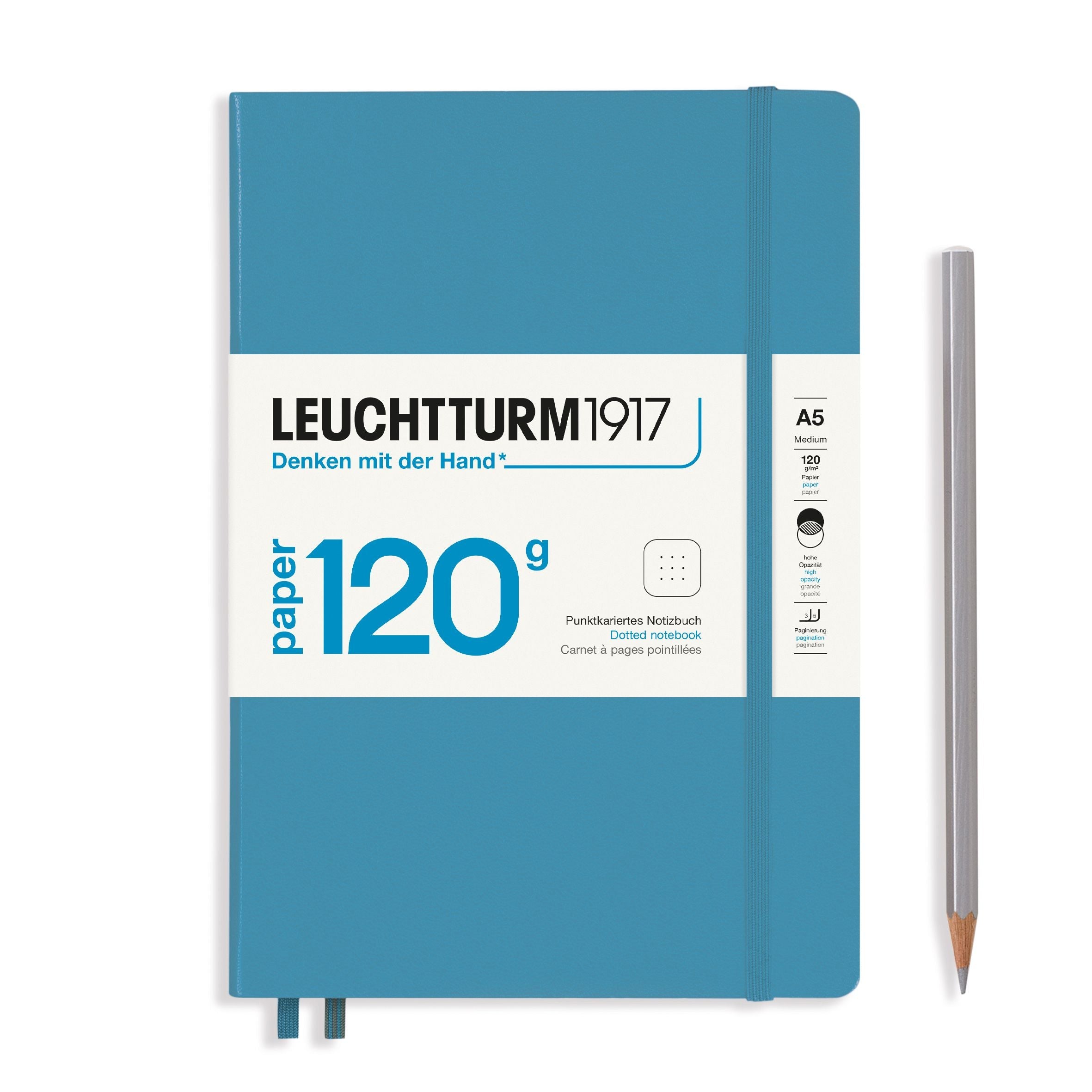 Carnet LEUCHTTURM1917 Edition 120G - A5 - Hardcover - Pointillé - Nordic Blue - 4004117596988