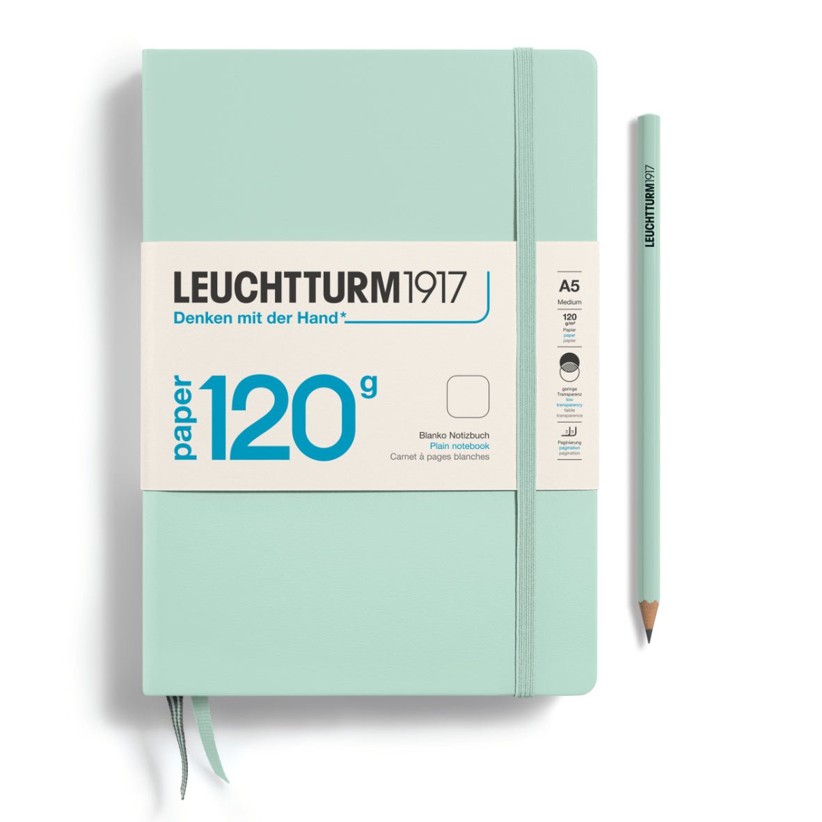 Carnet LEUCHTTURM1917 Edition 120G - A5 - Hardcover - Uni - Mint Green - 4004117648328