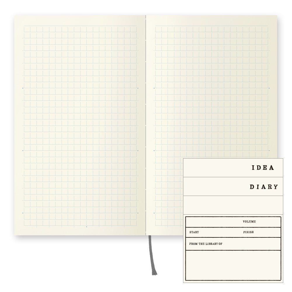 Carnet MIDORI MD PAPER Notebook - B6 - Quadrillé - 4902805152921