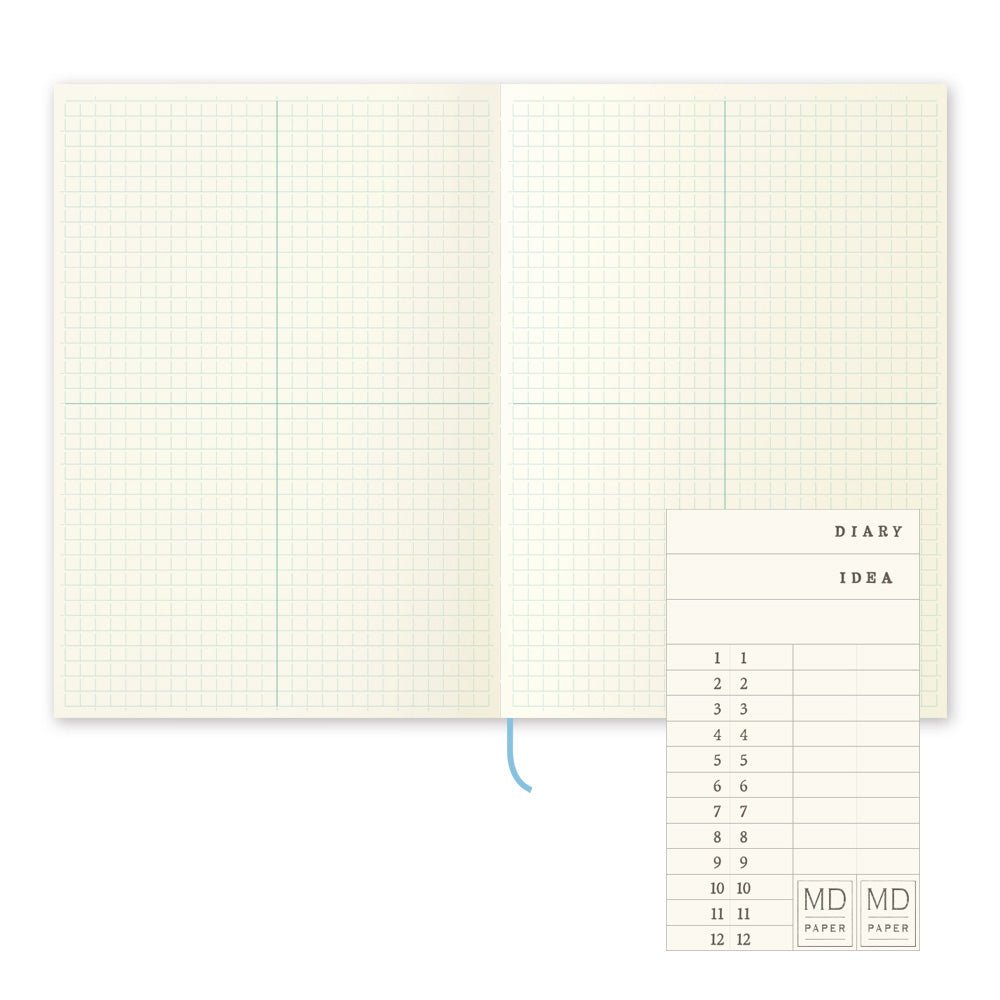 Carnet MIDORI MD PAPER Notebook Journal - A5 - Quadrillé - 4902805152693