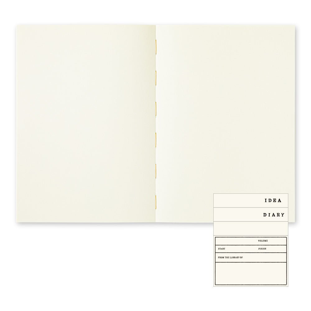 Carnet MIDORI MD PAPER Notebook Thick - A5 - Uni - Blanc -