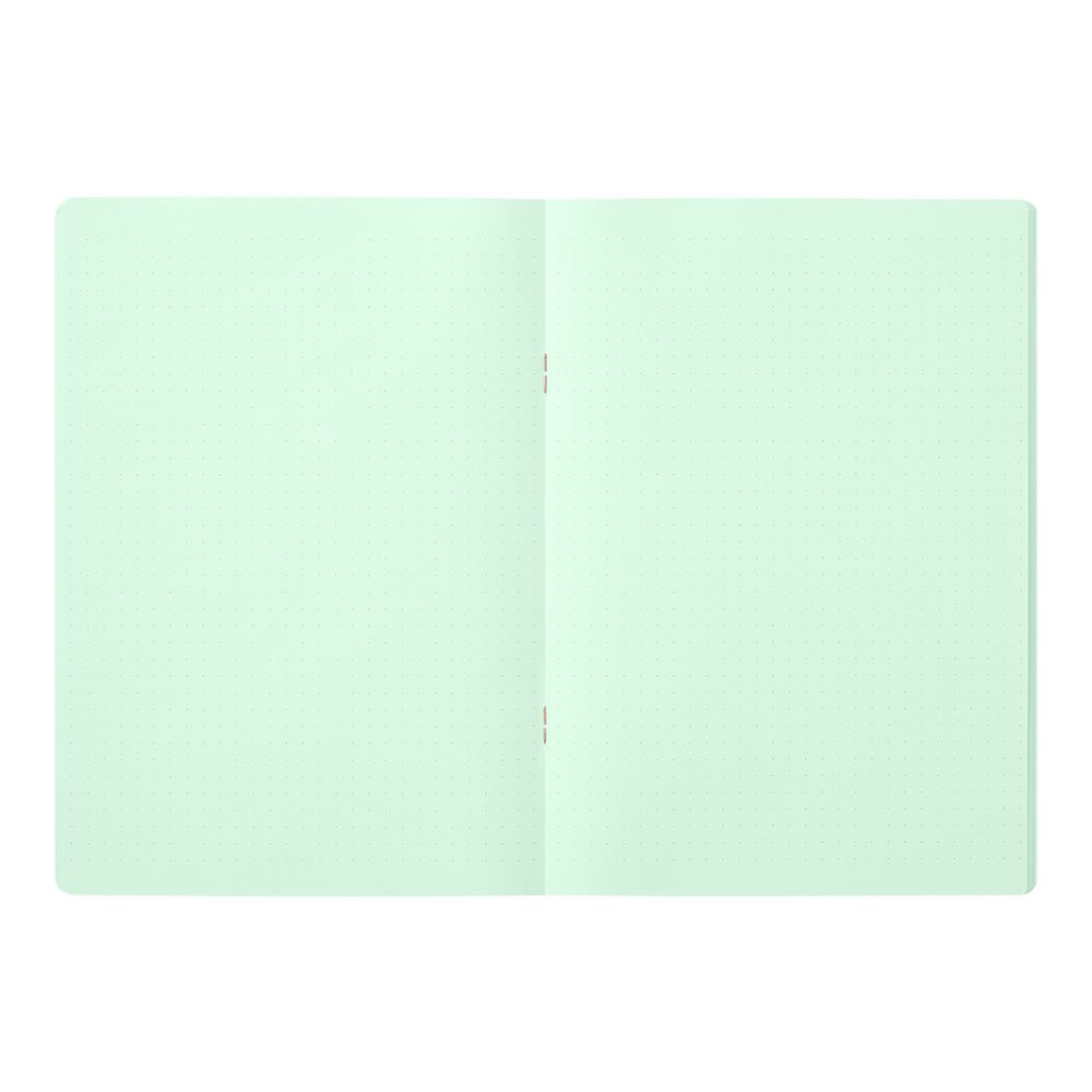 Carnet MIDORI Notebook Soft Color - A5 - Pointillé - Vert - 4902805152747