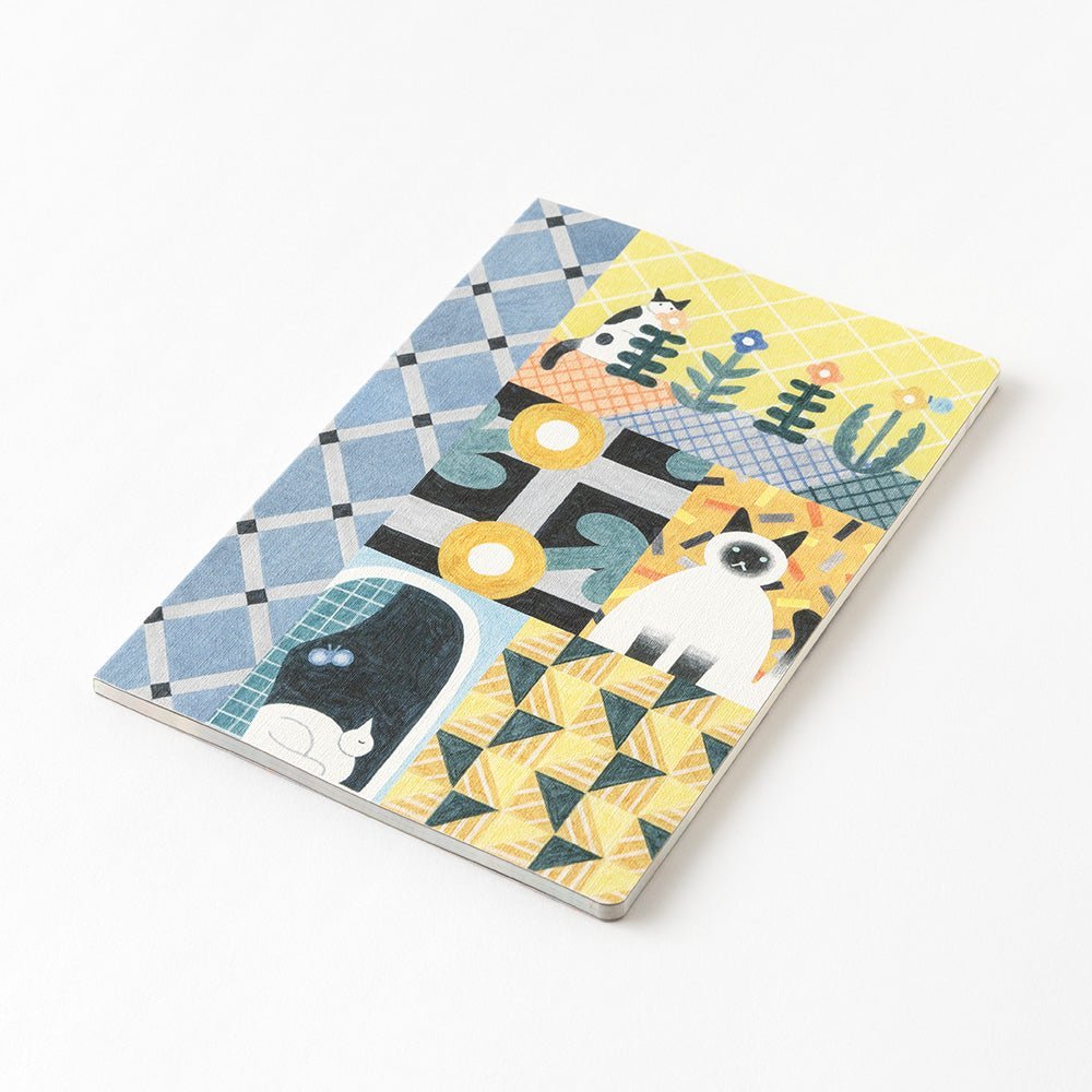 Carnet MIDORI Notebook Yuru Log - B6 - Pointillé - Chat - 4902805153539