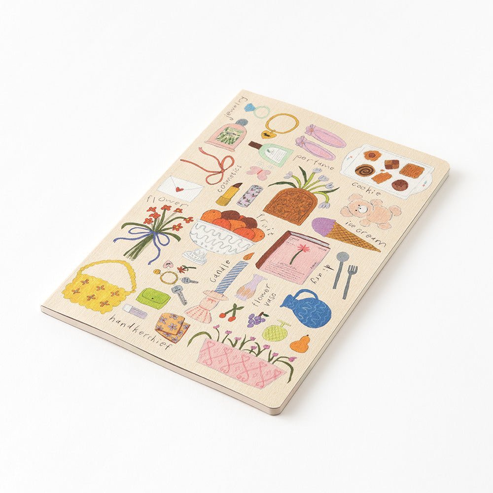 Carnet MIDORI Notebook Yuru Log - B6 - Pointillé - Ma Vie - 4902805153553